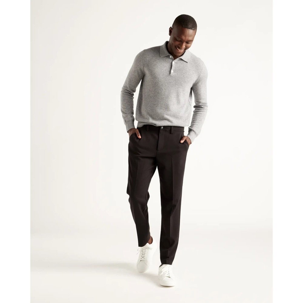 QUINCE Black Ultra-Stretch 24/7 Smart Chino NWT Size32x34 - Picture 2 of 15